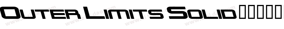 Outer Limits Solid字体转换